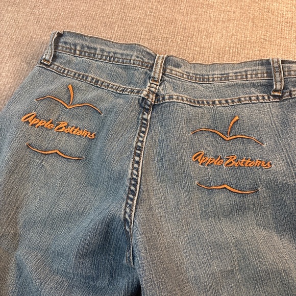 Apple Bottoms Women's Denim Jeans with Orange Stitching 1217 - Picture 1 of 6